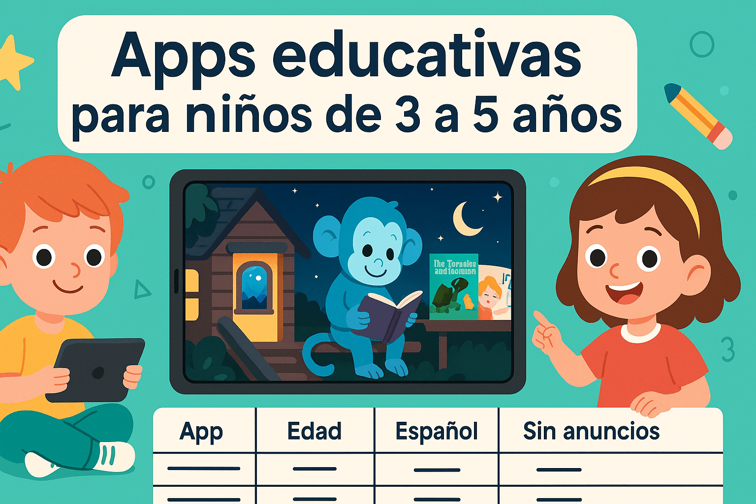 apps educativas para niños de 3 a 5 años