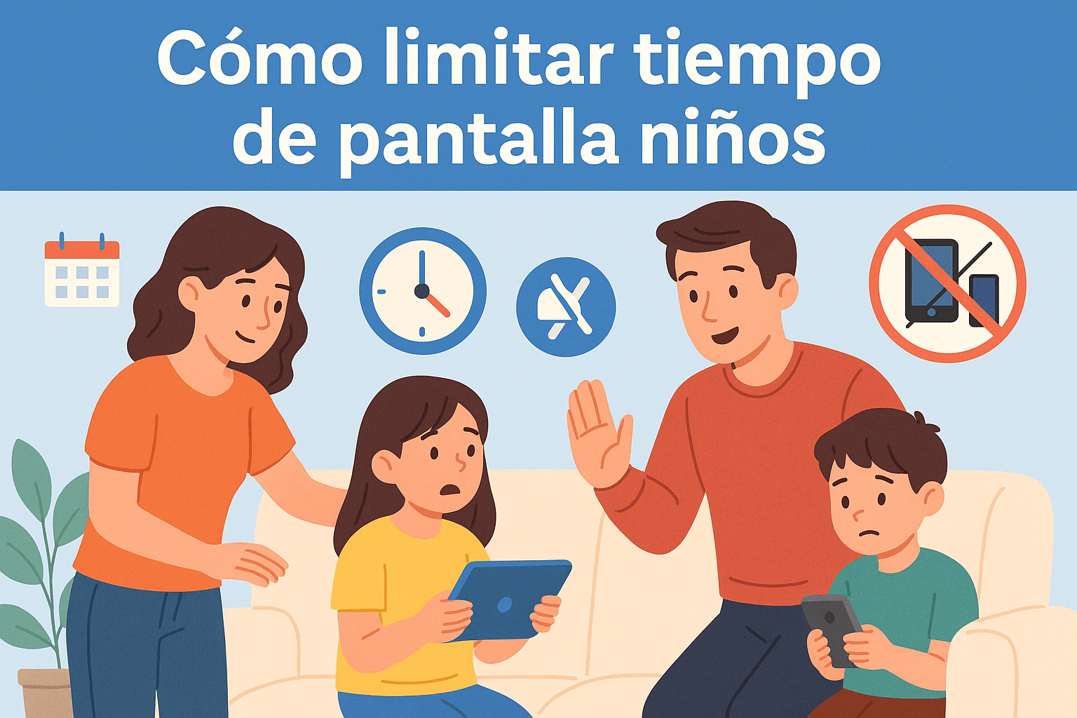 cómo limitar tiempo de pantalla niños