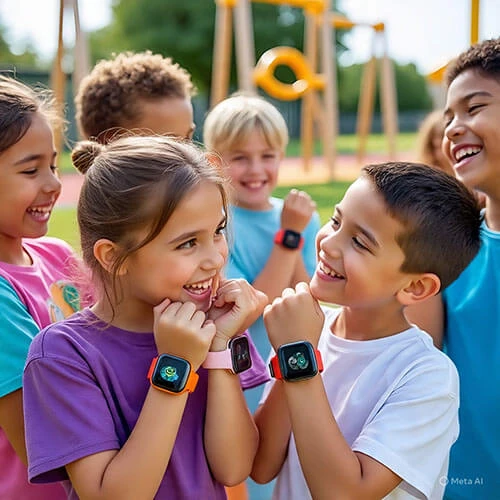 Reloj inteligente infantil con GPS y funciones de seguridad para niños