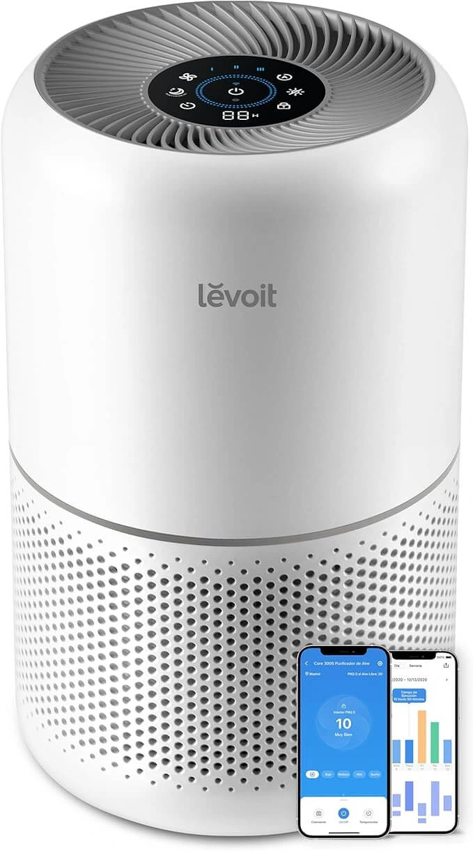 LEVOIT Core 300S: purificador inteligente HEPA para un hogar más sano