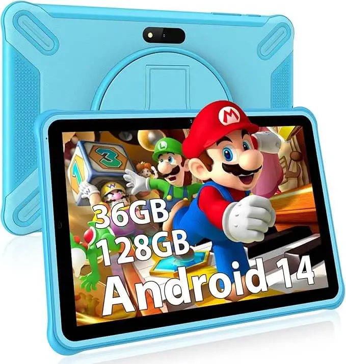 FASTWD Tablet 7″ Infantil: pantalla HD con control parental y memoria ampliable para familias