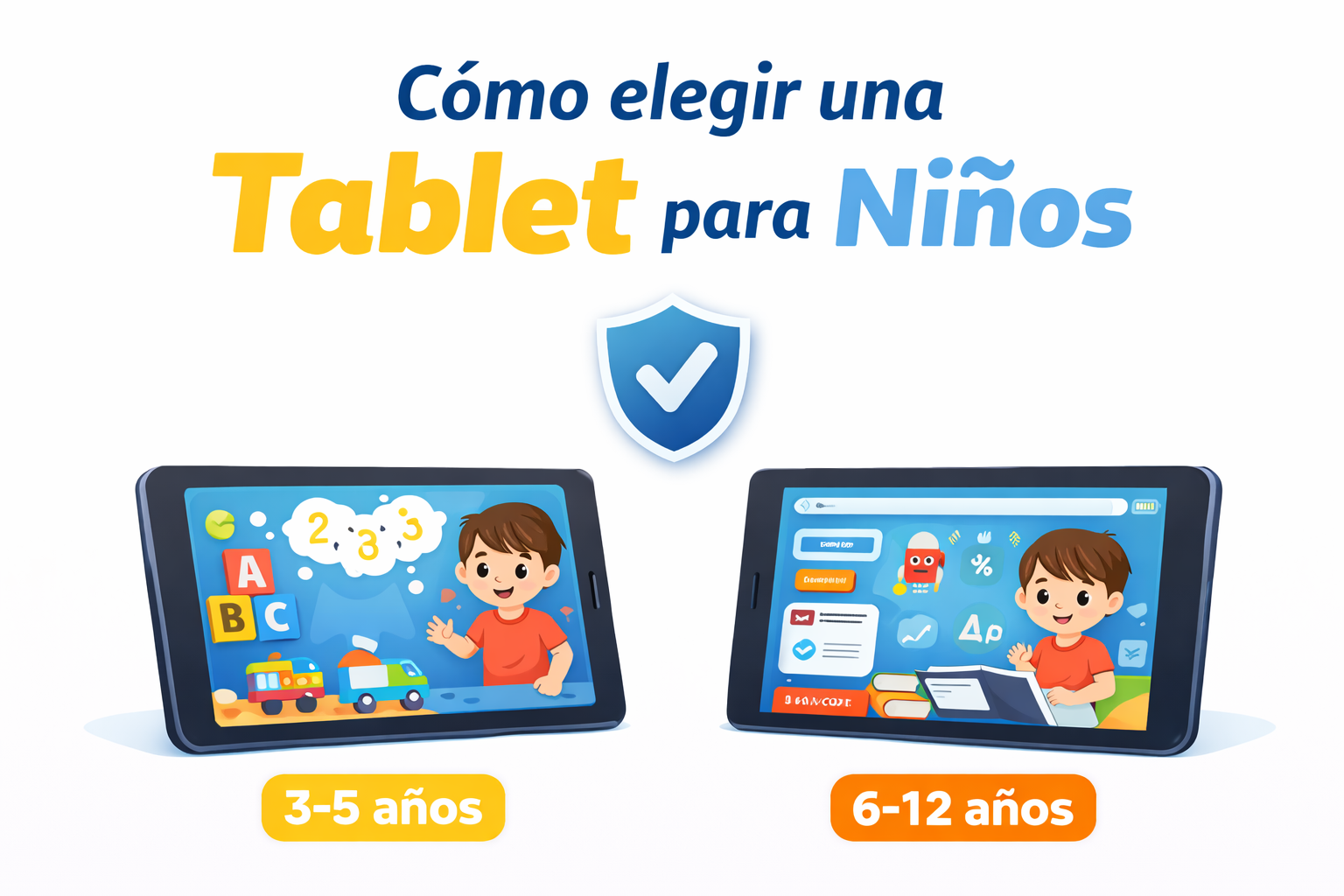 cómo elegir tablet para niños